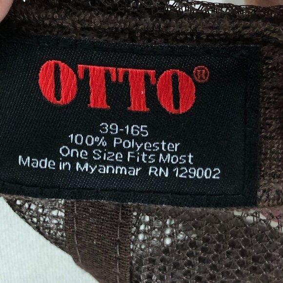 Otto Brown Foam Pickleball Trucker Hat Cap OSFM - Picture 2 of 5